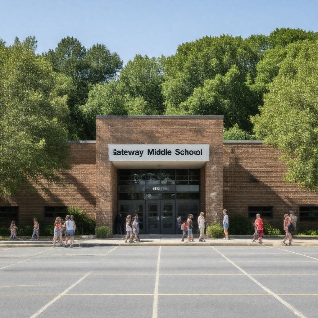 AI-created image of Gateway Middle School