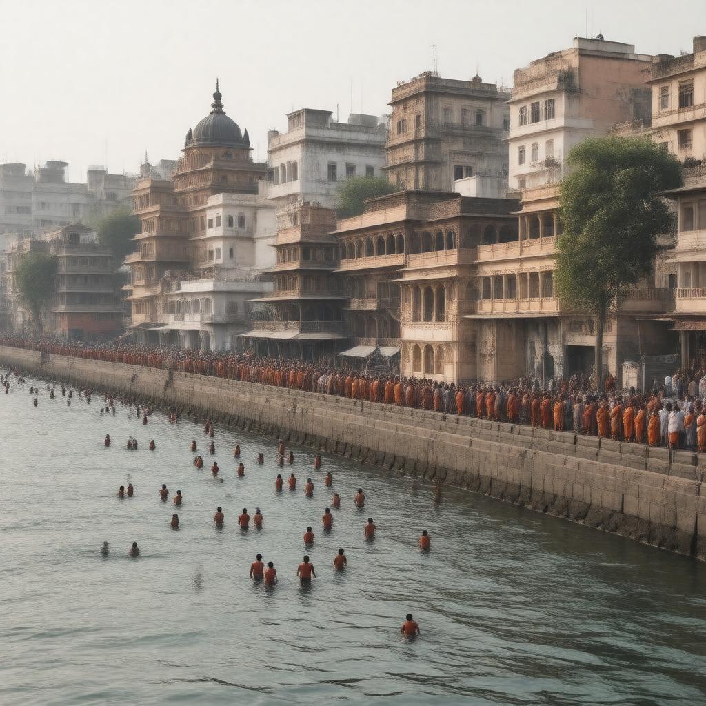 AI-created image of Gateway to God (Hari-dwar)