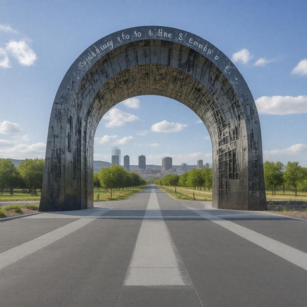 AI-created image of Gateway to the Sioux Empire