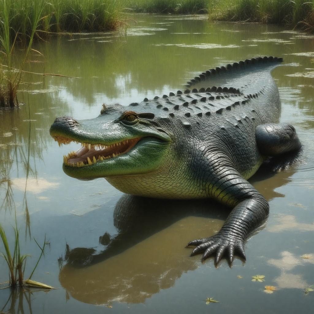 Click to view larger image AI-created image of Gators