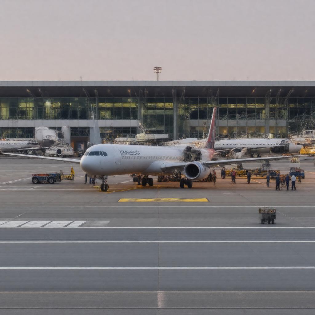 Click to view larger image AI-created image of Gatwick Airport South Terminal