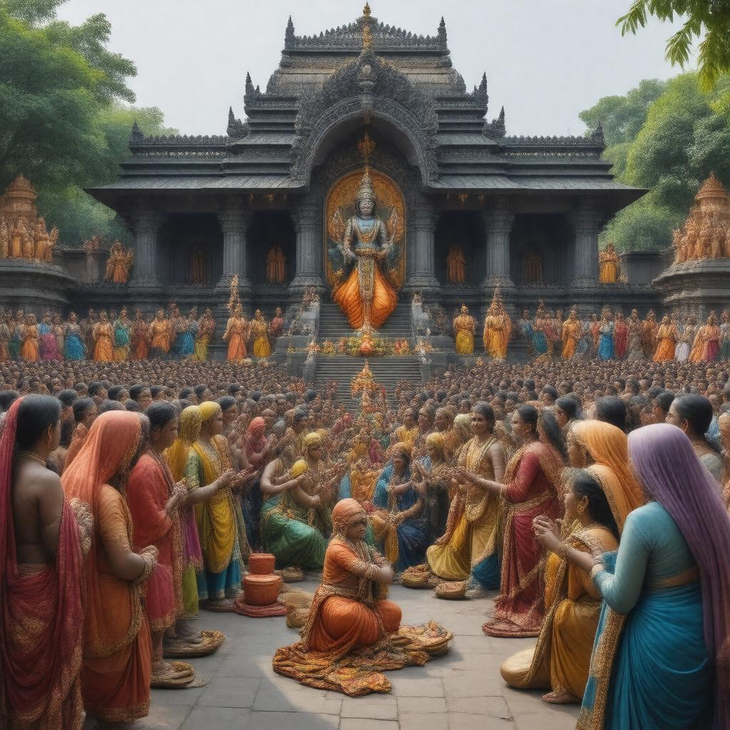 AI-created image of Gaudiya Vaishnavism