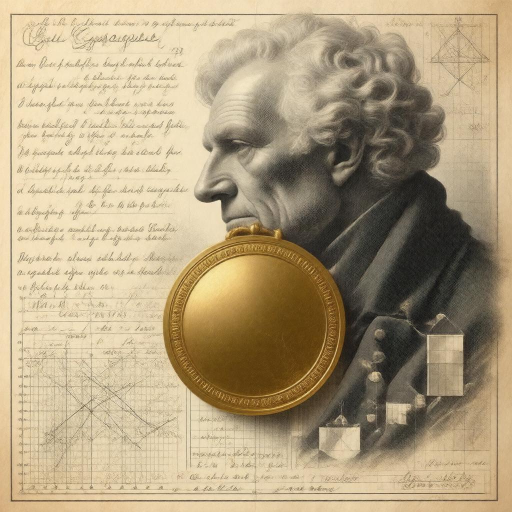 Click to view larger image AI-created image of Gauss Prize