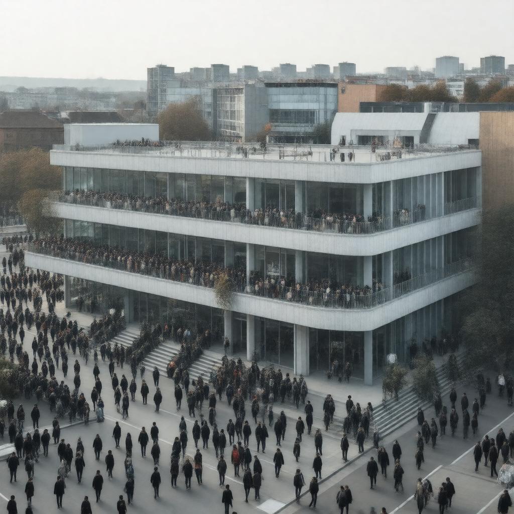 AI-created image of Gauss School (various)