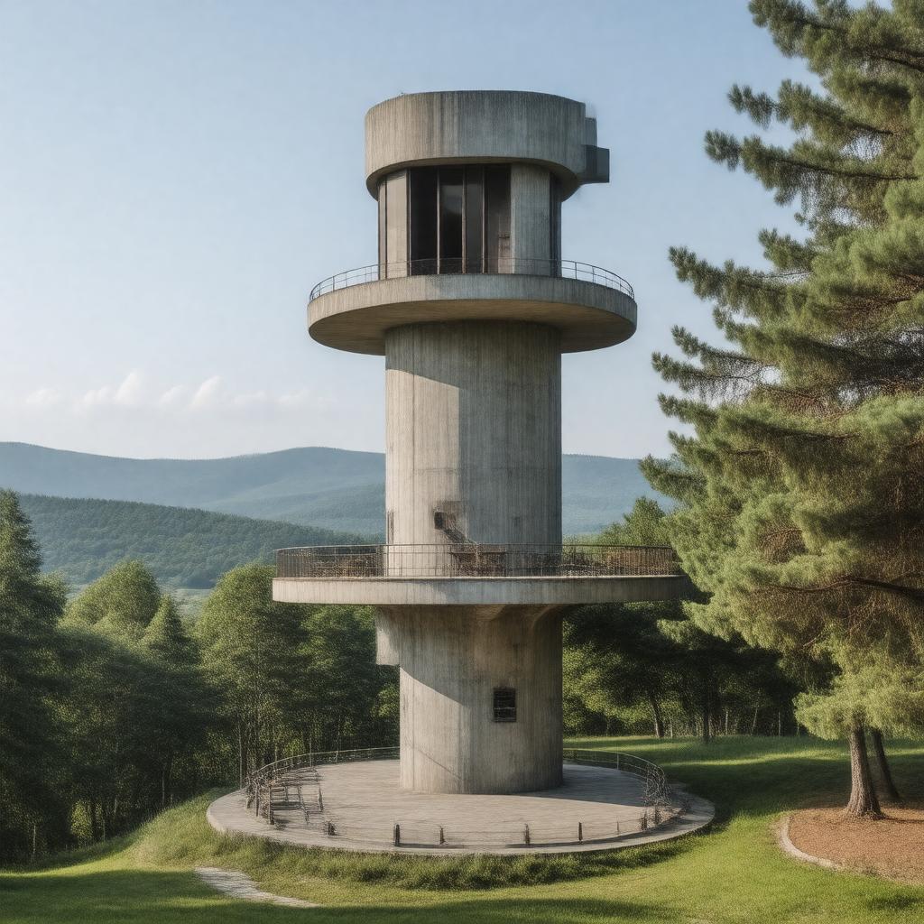 AI-created image of Gauss Tower (Germany)