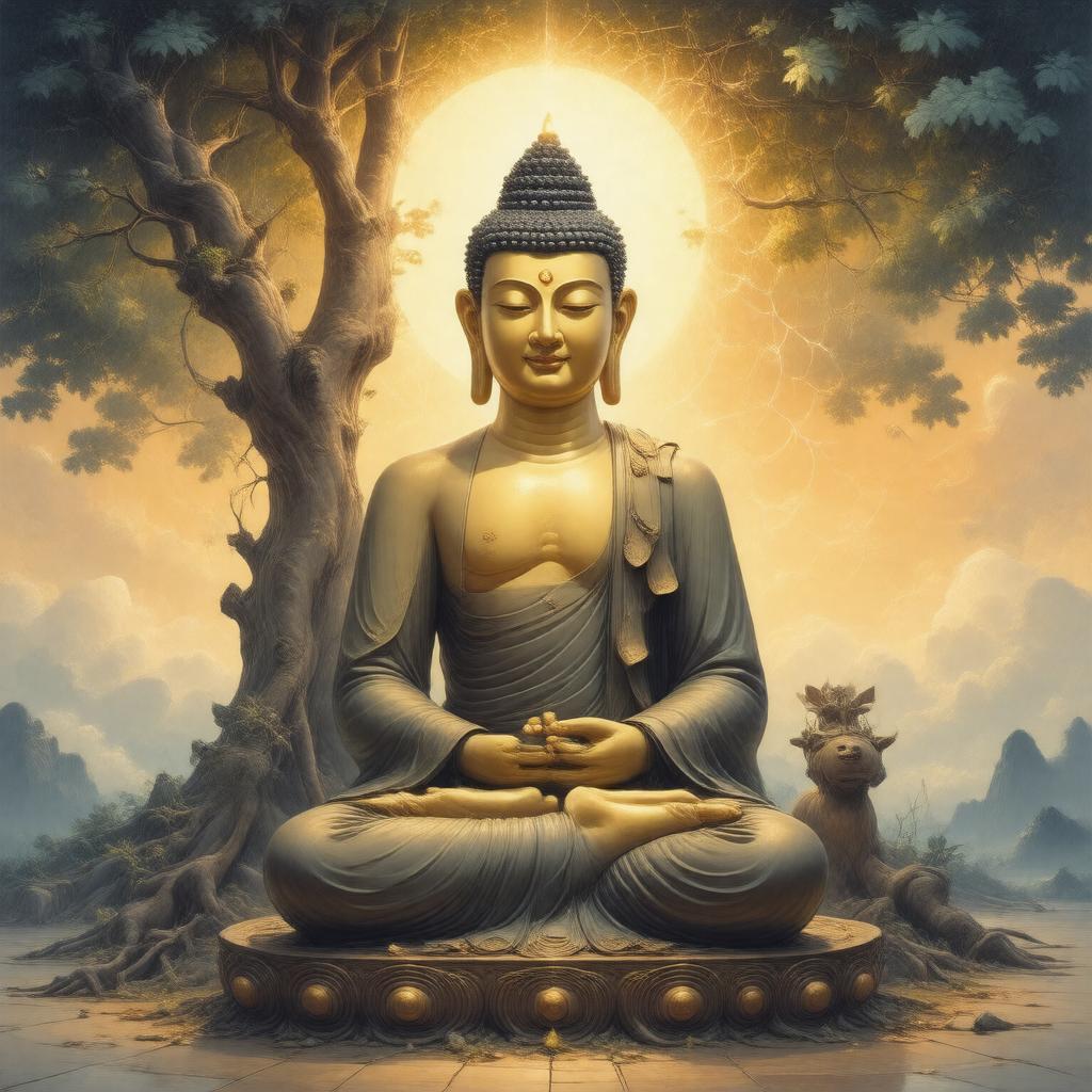 AI-created image of Gautama Buddha