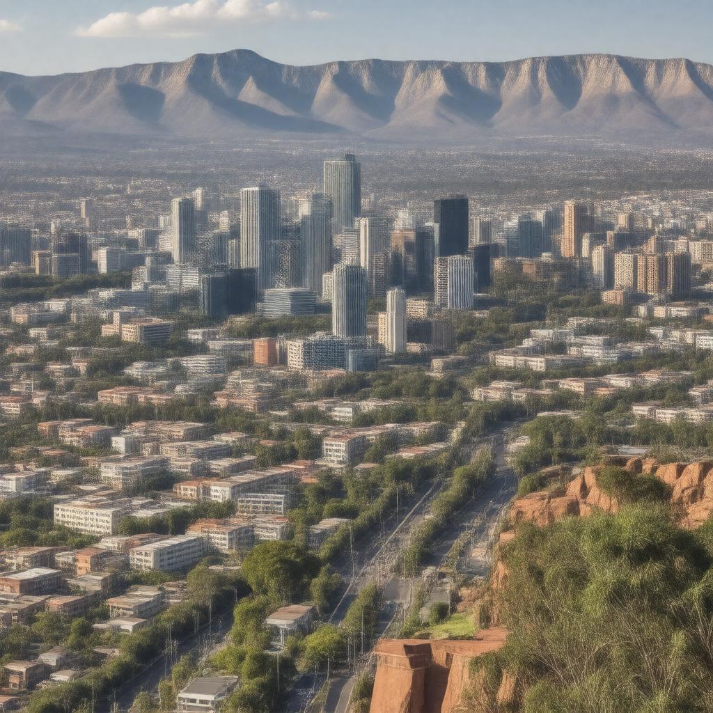 AI-created image of Gauteng