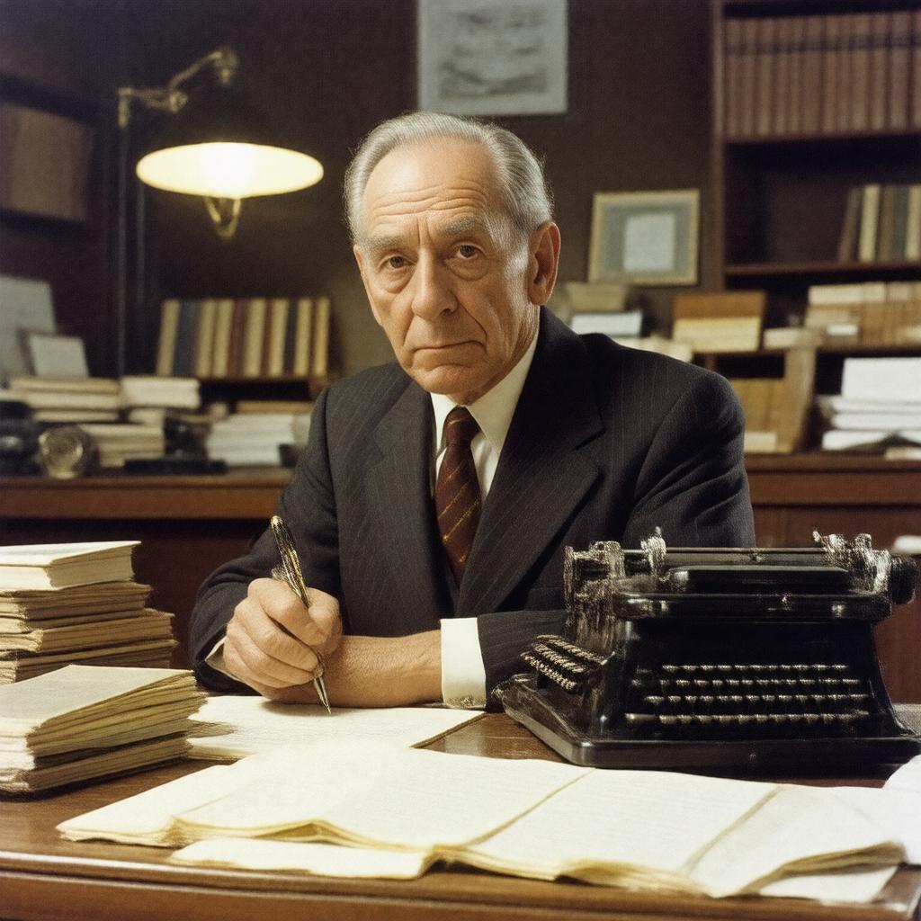 AI-created image of Gay Talese