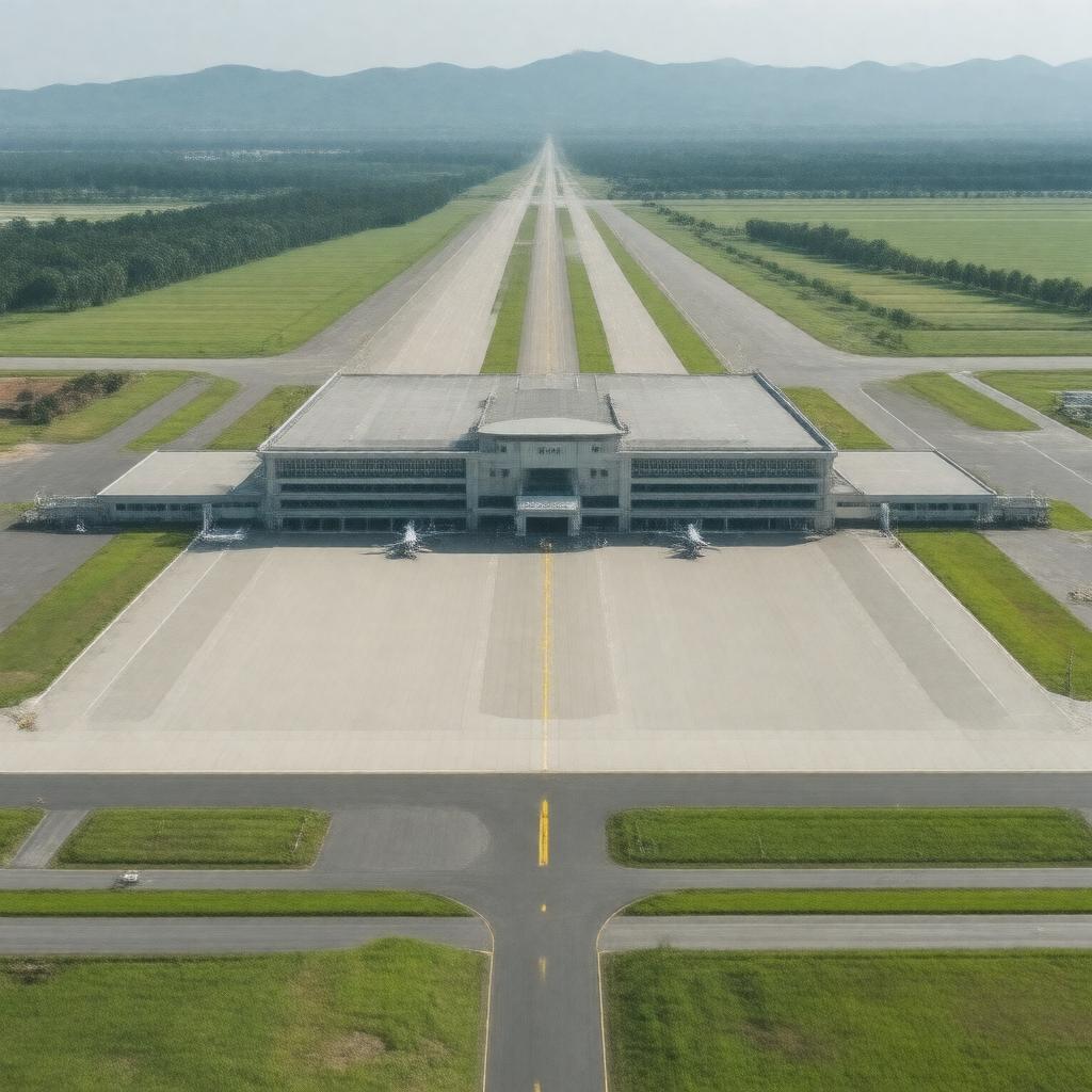 AI-created image of Gaya Airport