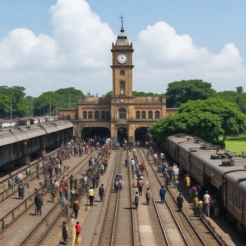 AI-created image of Gaya Junction