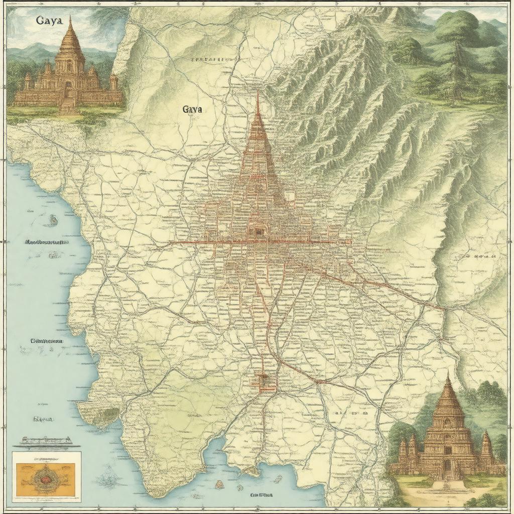 AI-created image of Gaya district