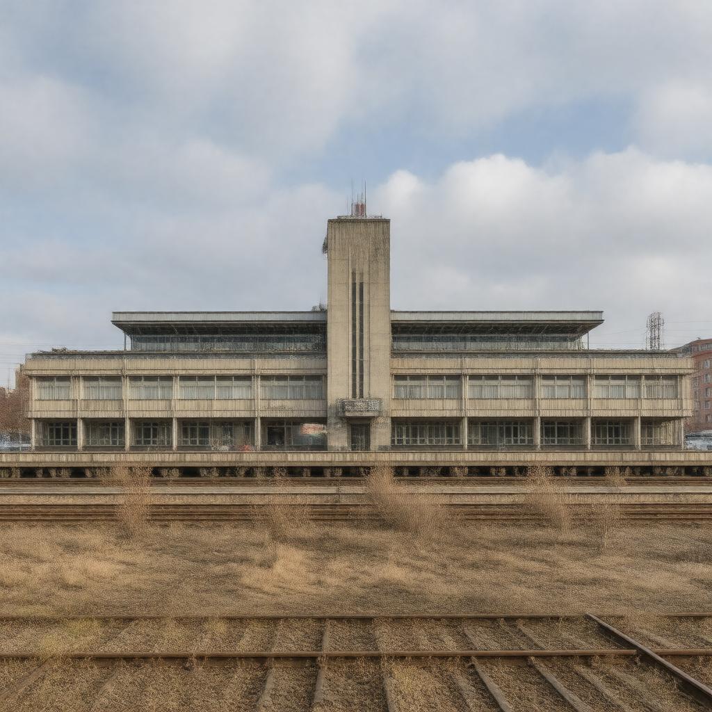 AI-created image of Gdynia Główna