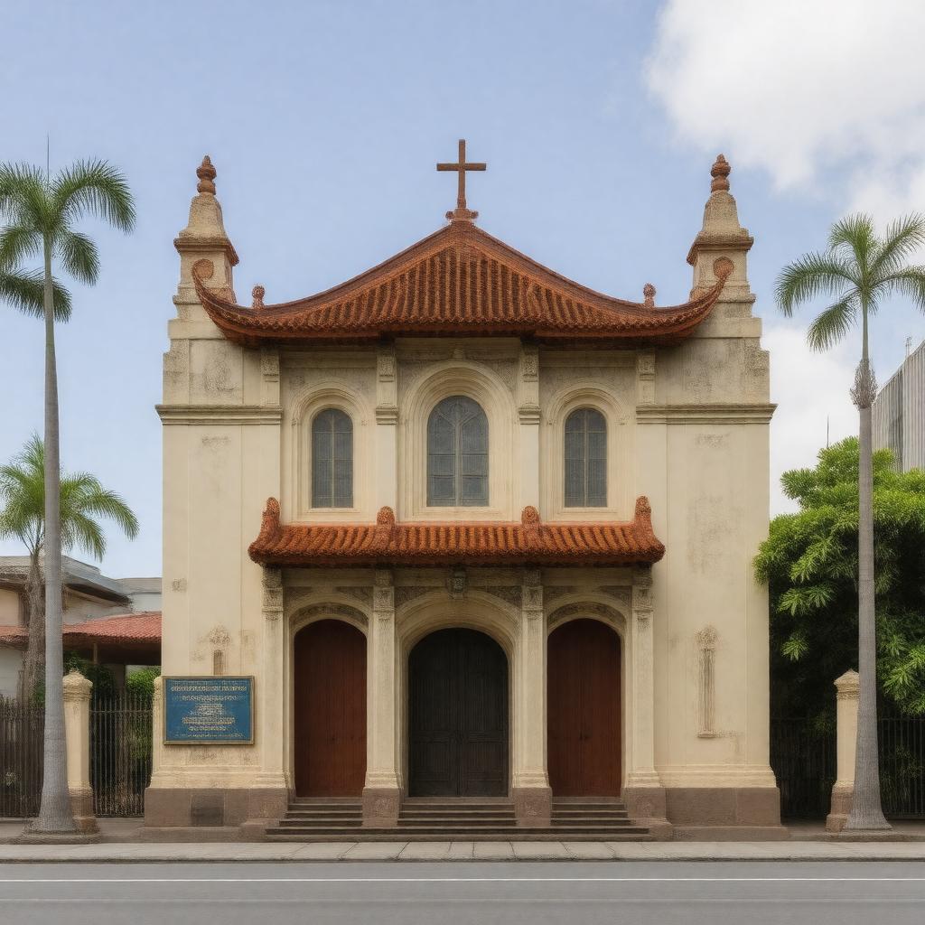AI-created image of Gee Hing Church