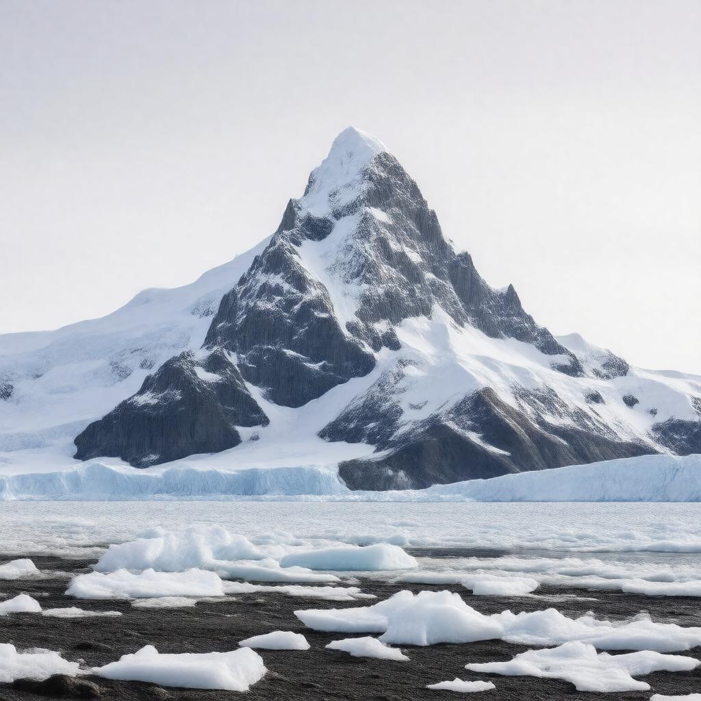 AI-created image of Geikie Nunatak