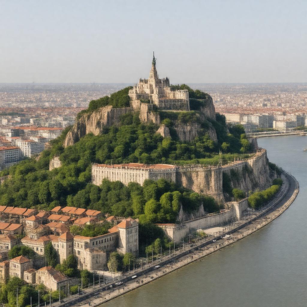 AI-created image of Gellért Hill