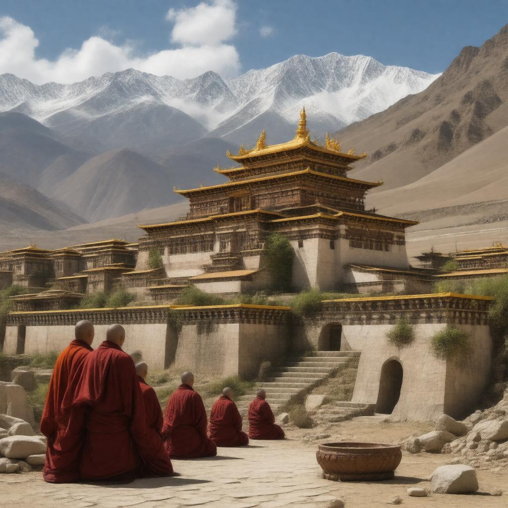 AI-created image of Gelug