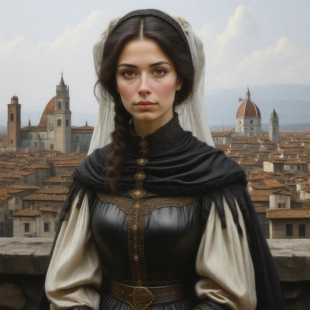 AI-created image of Gemma Donati