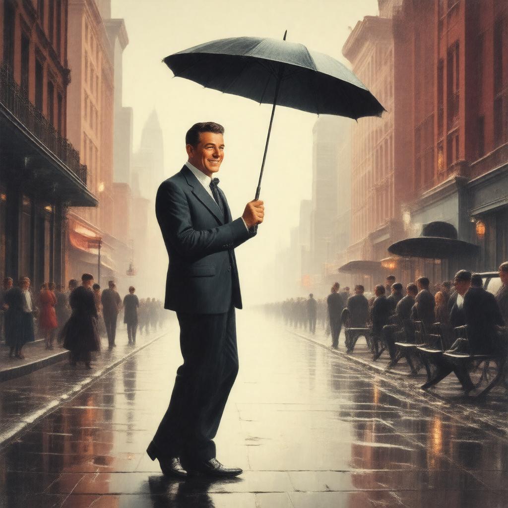 AI-created image of Gene Kelly