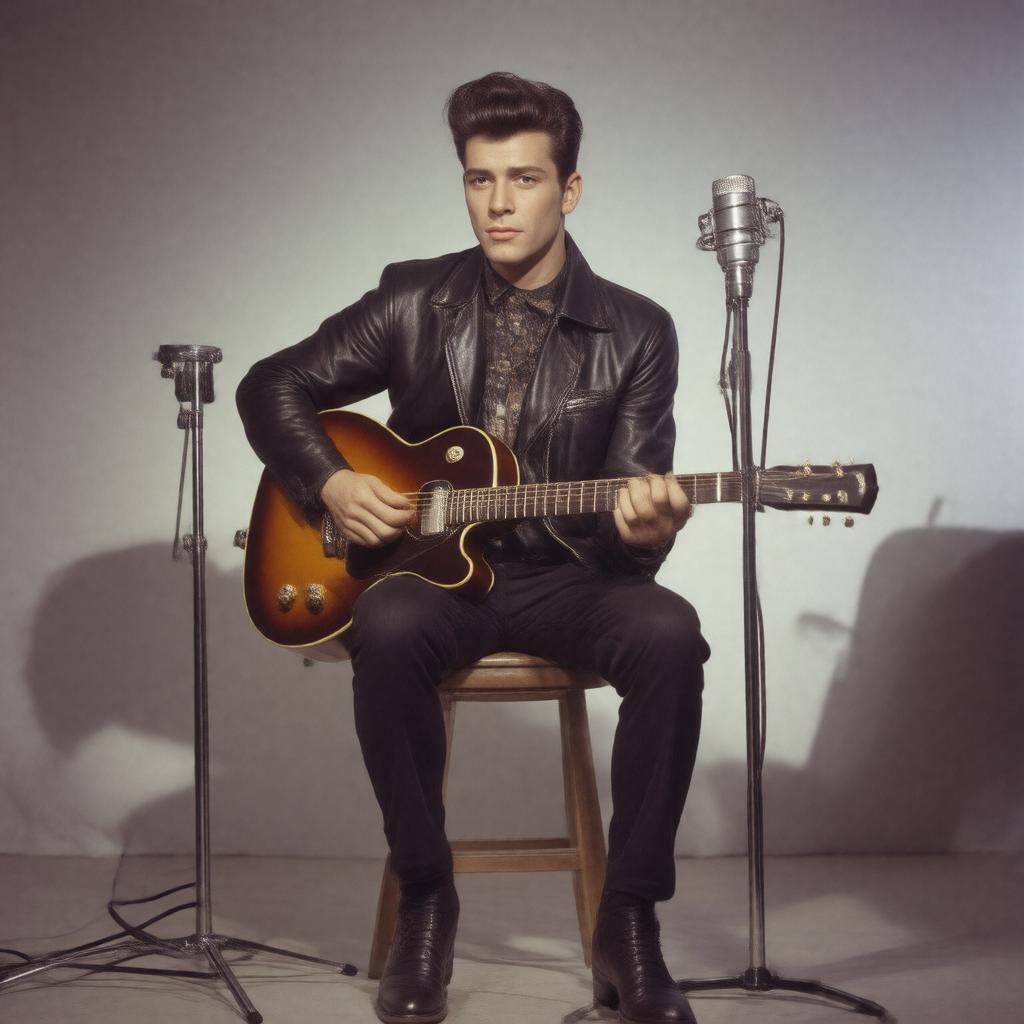 AI-created image of Gene Vincent