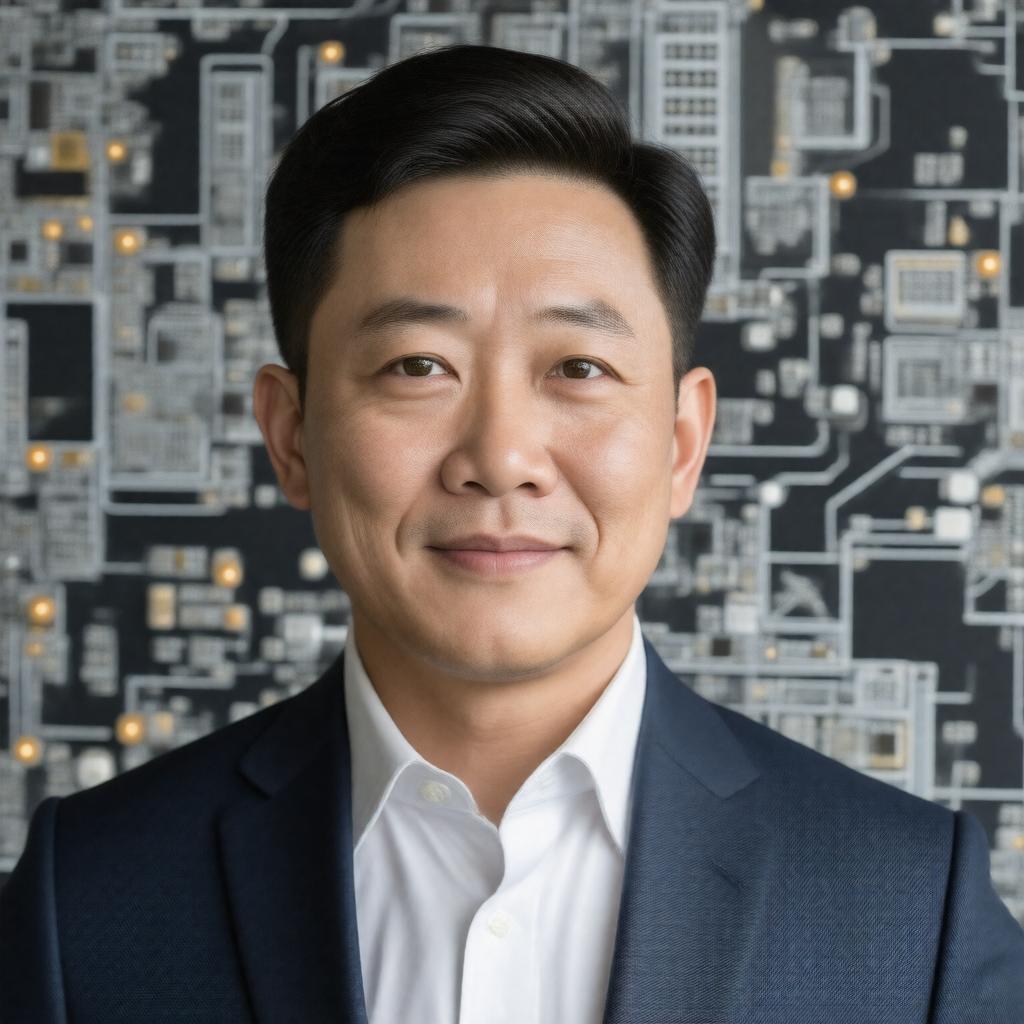 AI-created image of Gene Wang