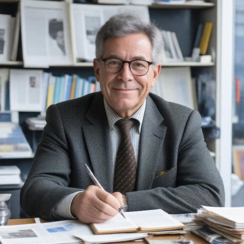 AI-created image of Gene Weingarten