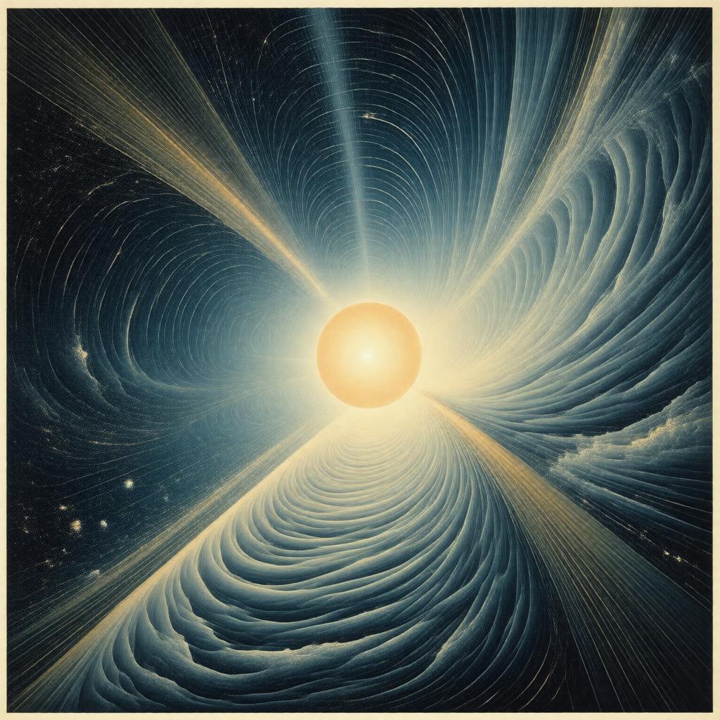 AI-created image of General Theory of Relativity