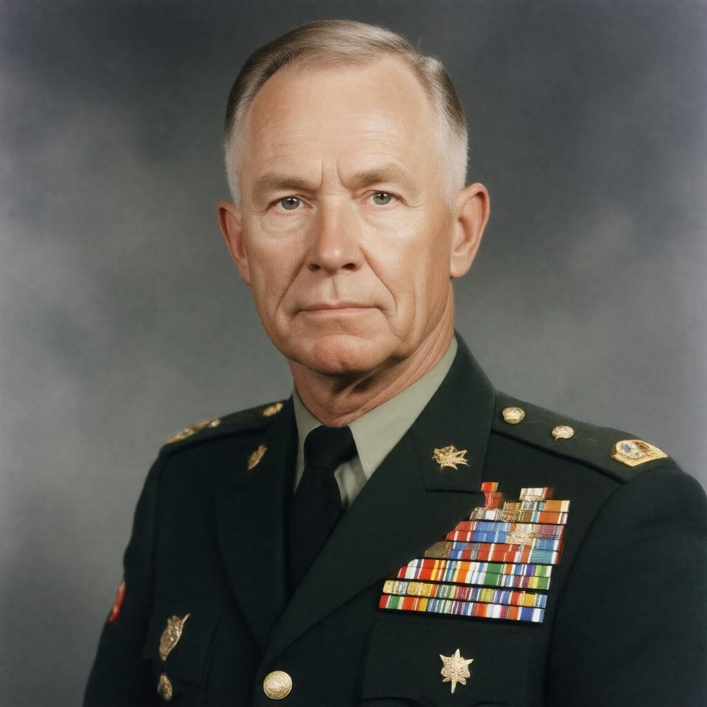 Click to view larger image AI-created image of General William H. Abendroth