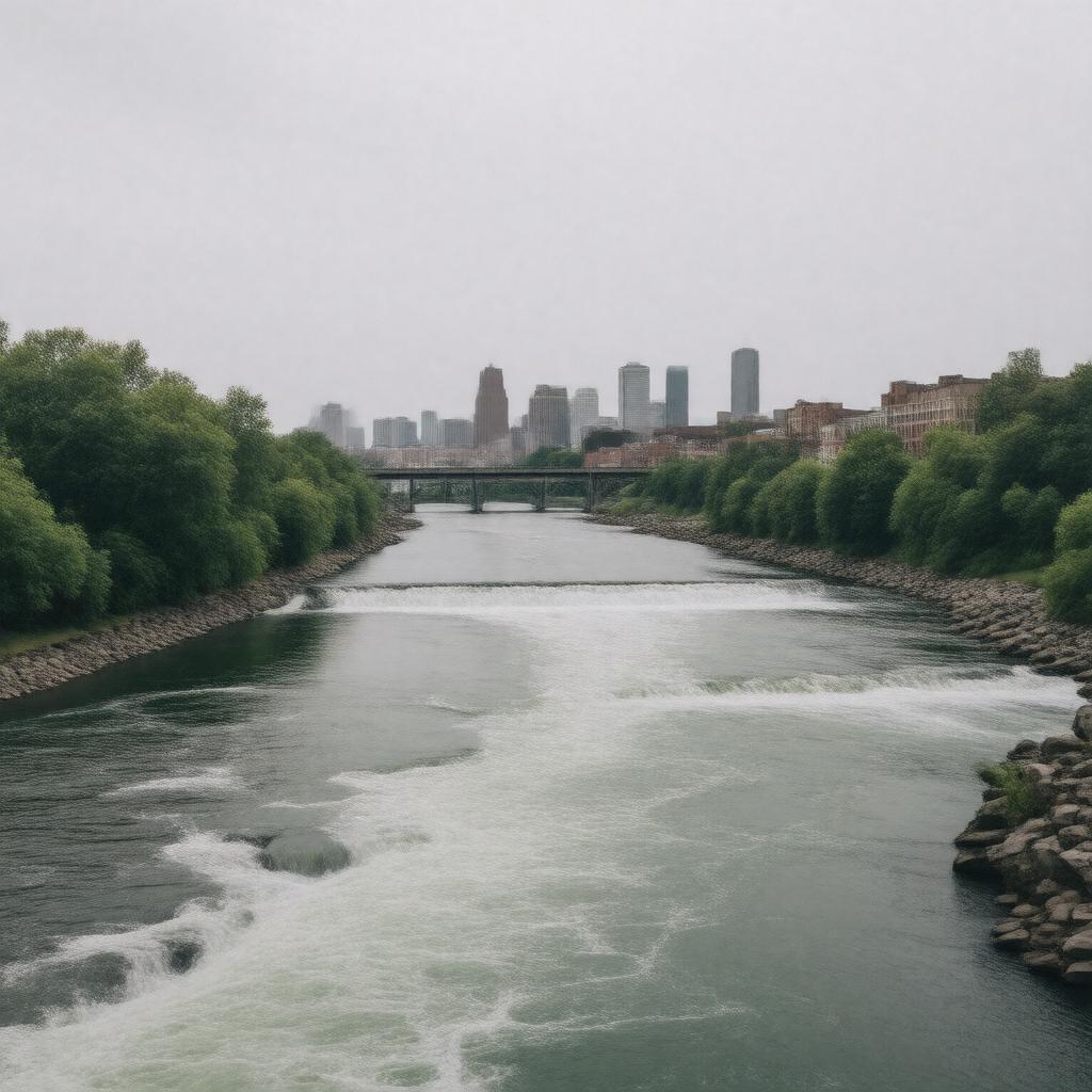 AI-created image of Genesee River