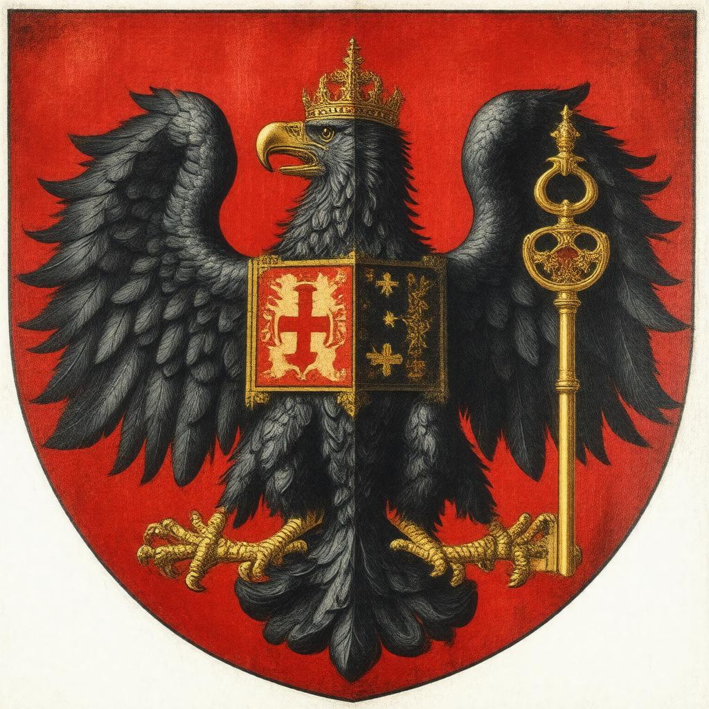 AI-created image of Geneva coat of arms