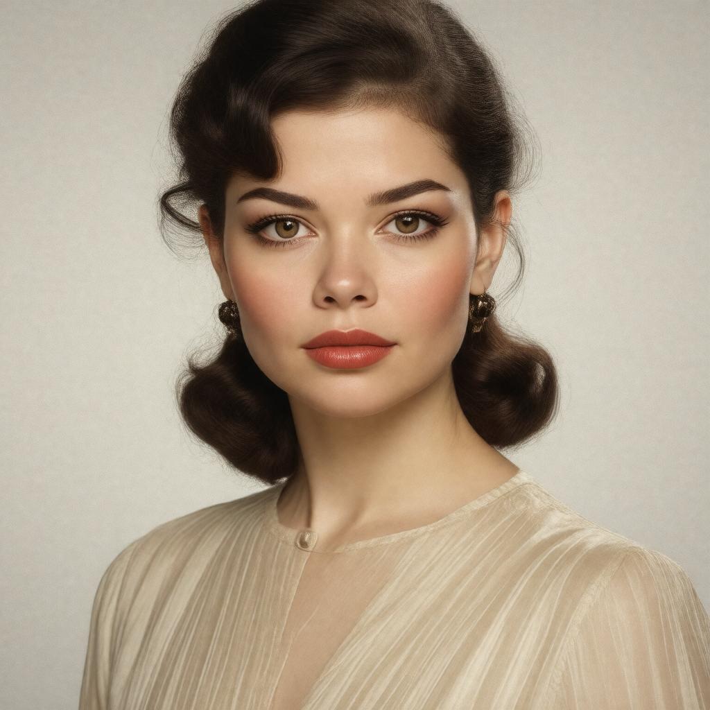 AI-created image of Geneviève Bujold