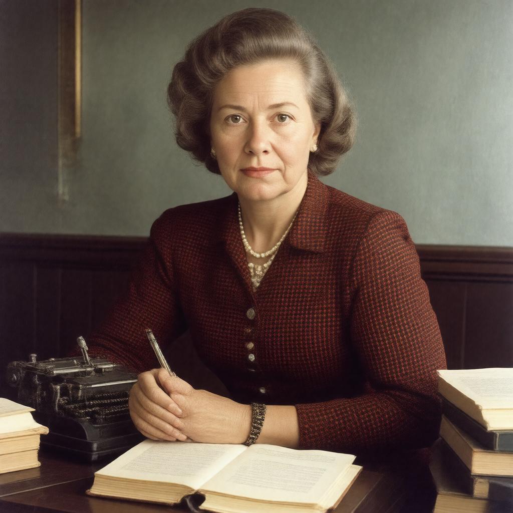 AI-created image of Genevieve R. Wimsatt