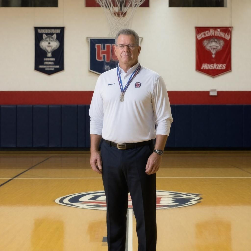 AI-created image of Geno Auriemma