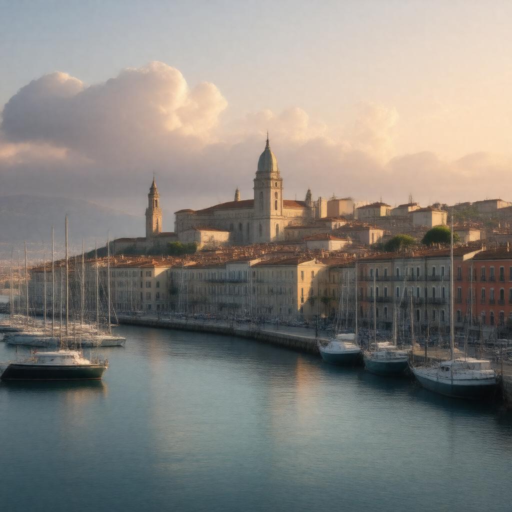 AI-created image of Genoa, Italy