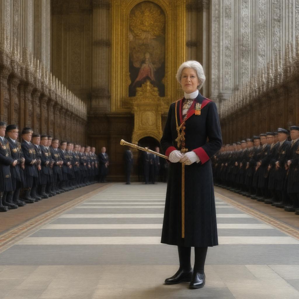 Click to view larger image AI-created image of Gentleman Usher of the Black Rod