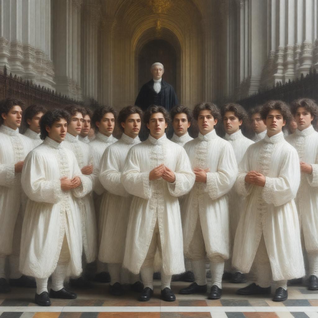 AI-created image of Gentlemen of the Chapel