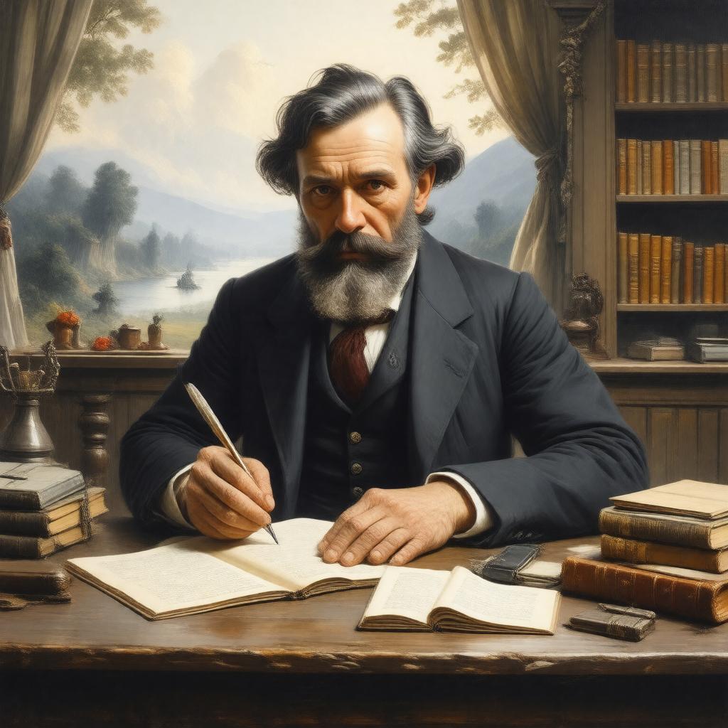 AI-created image of Geoffrey Crayon