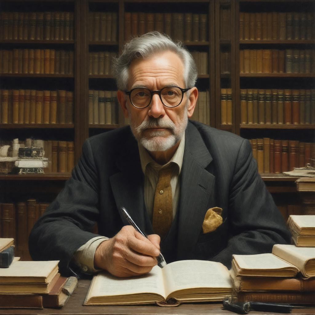 AI-created image of Geoffrey O'Brien