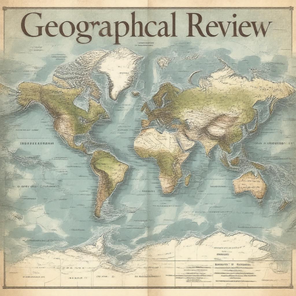 Click to view larger image AI-created image of Geographical Review
