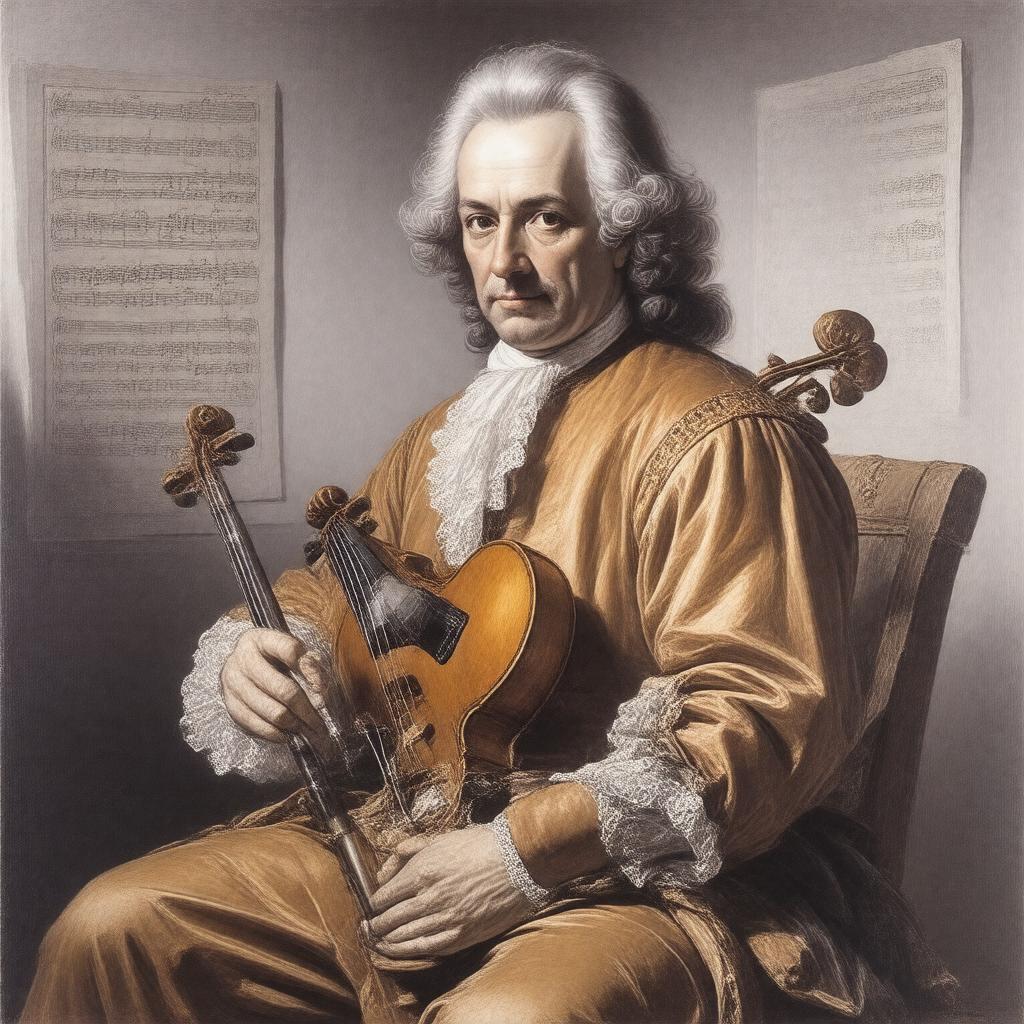 AI-created image of Georg Philipp Telemann