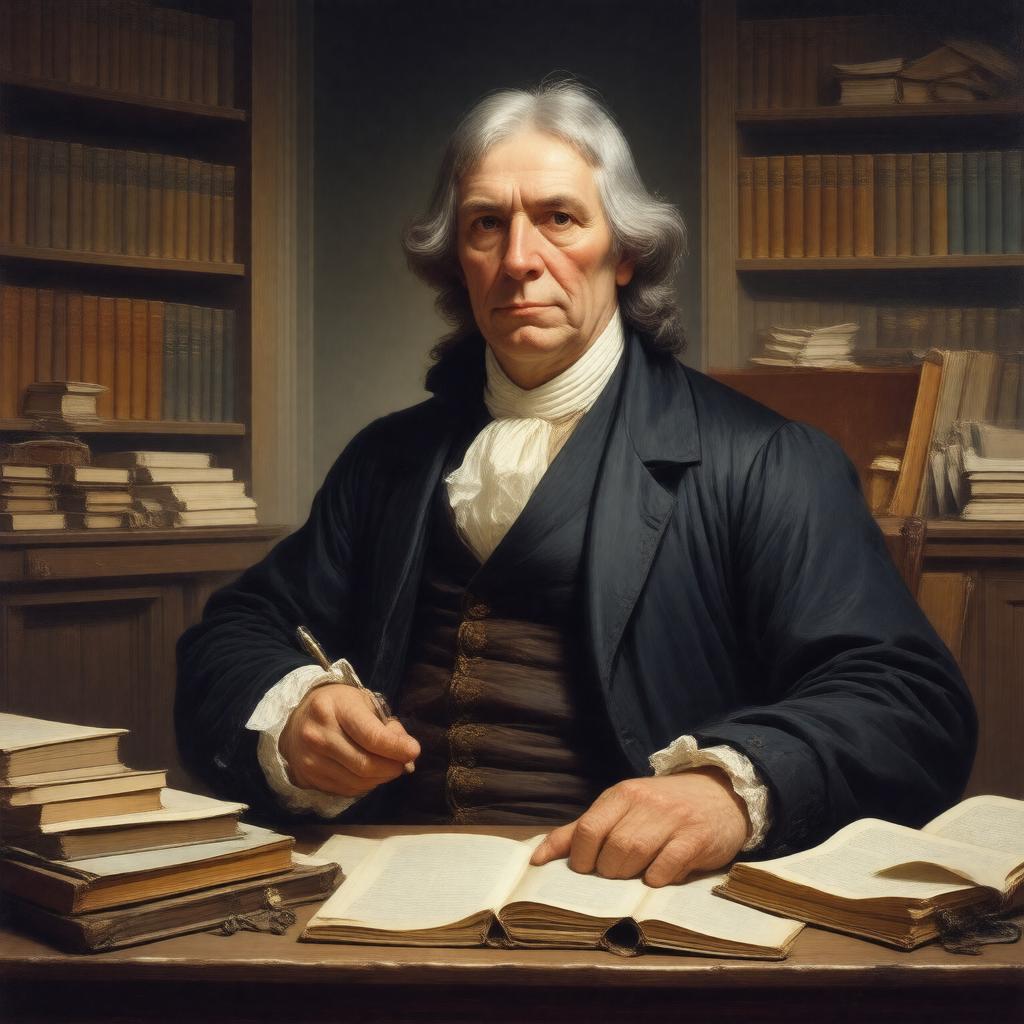 AI-created image of Georg Wilhelm Friedrich Hegel