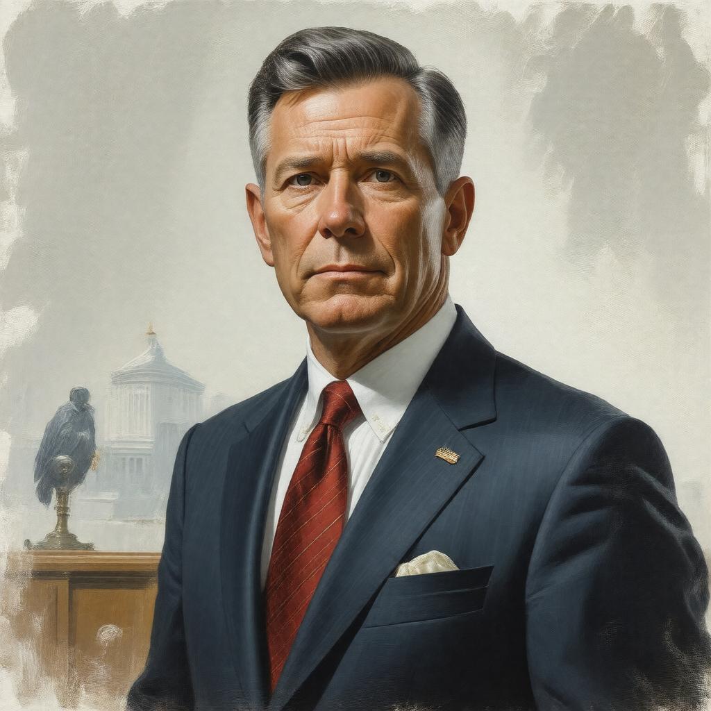 AI-created image of George Allen