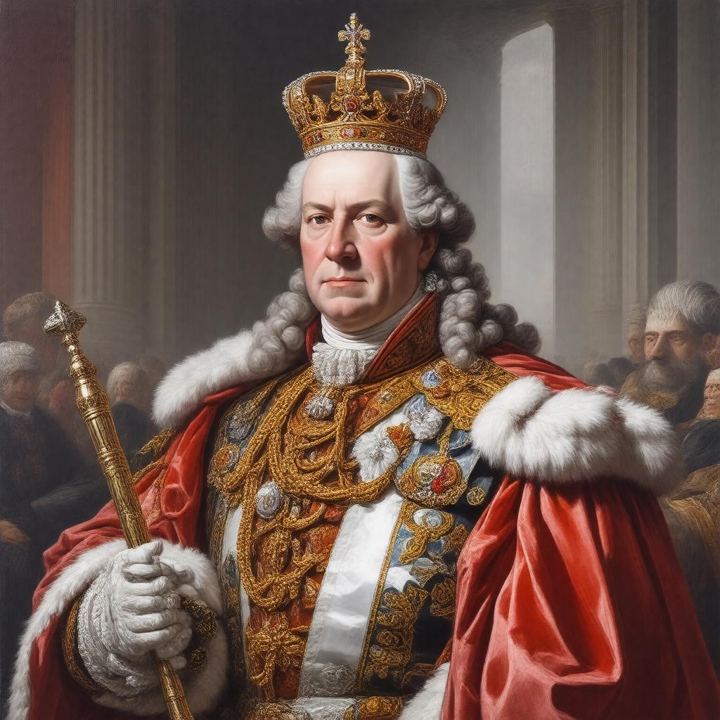 AI-created image of George Augustus