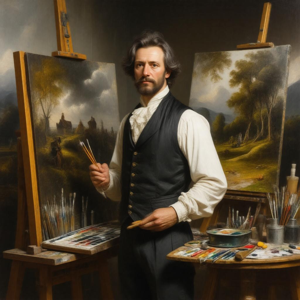 AI-created image of George Barrett