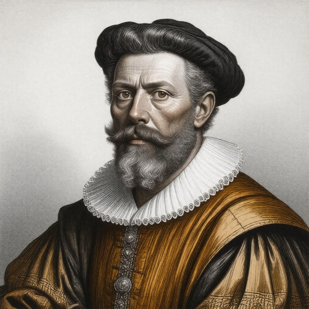 AI-created image of George Bauer