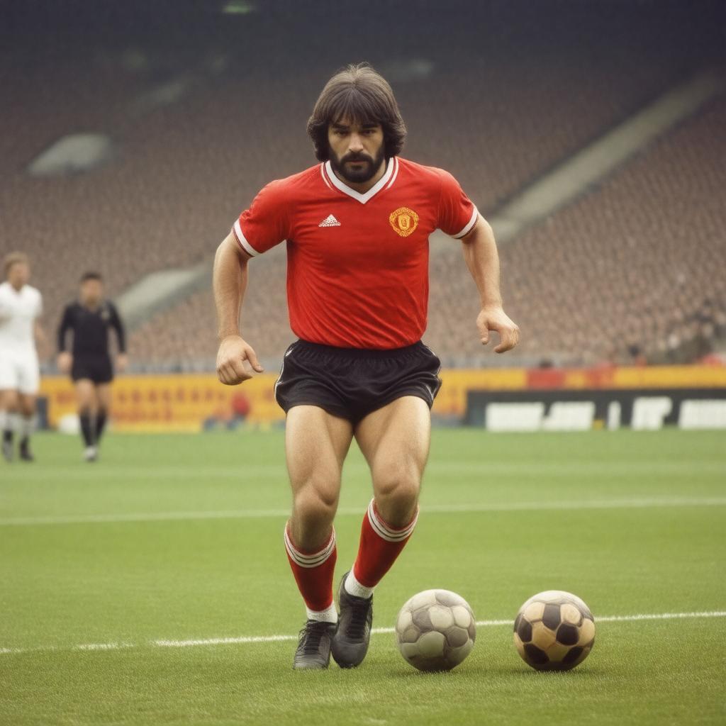 AI-created image of George Best