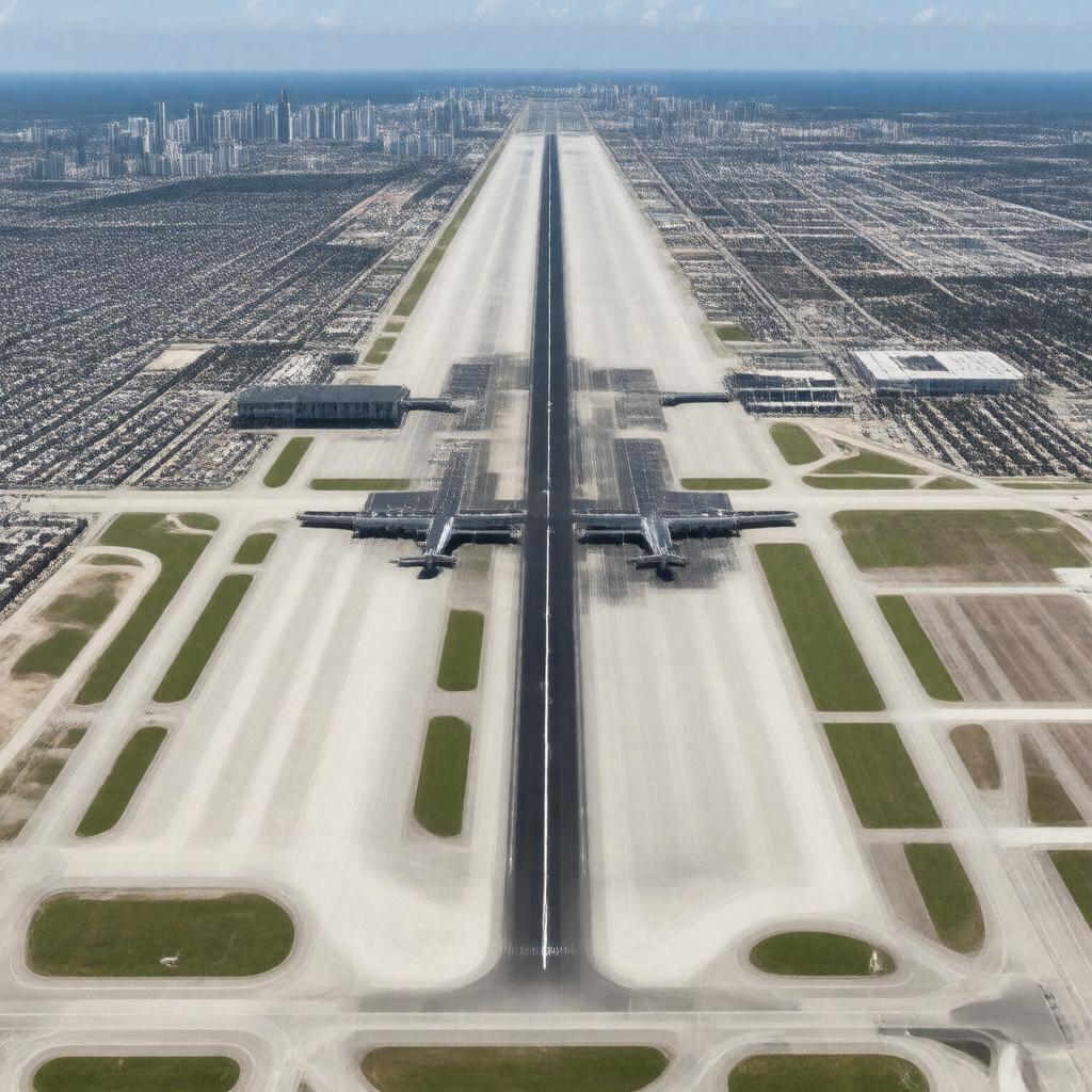 AI-created image of George Bush Intercontinental Airport