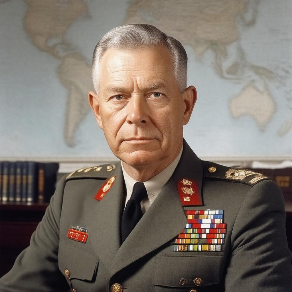AI-created image of George C. Marshall