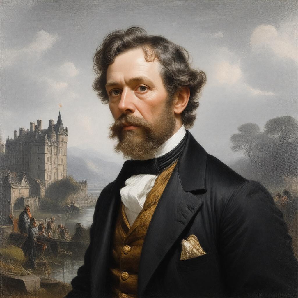 Click to view larger image AI-created image of George Campbell, 8th Duke of Argyll