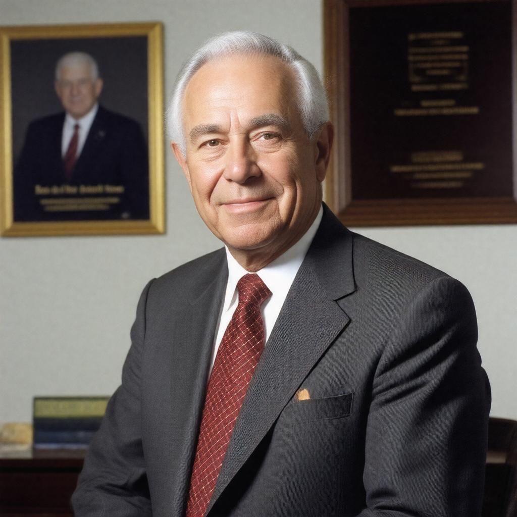 AI-created image of George D. Behrakis