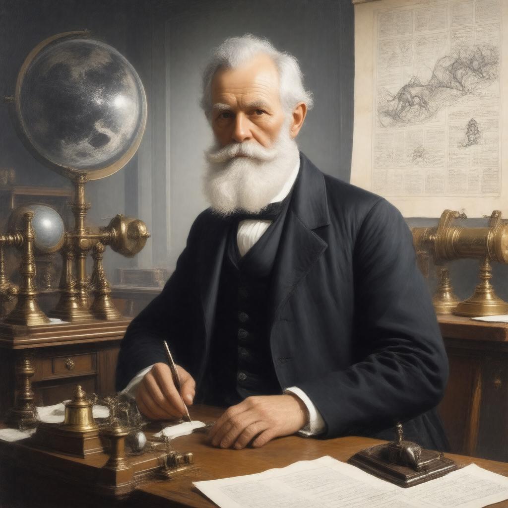 AI-created image of George Darwin
